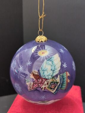 Li Bien Bombay Holiday/Christmas Tree Glass Ornament.